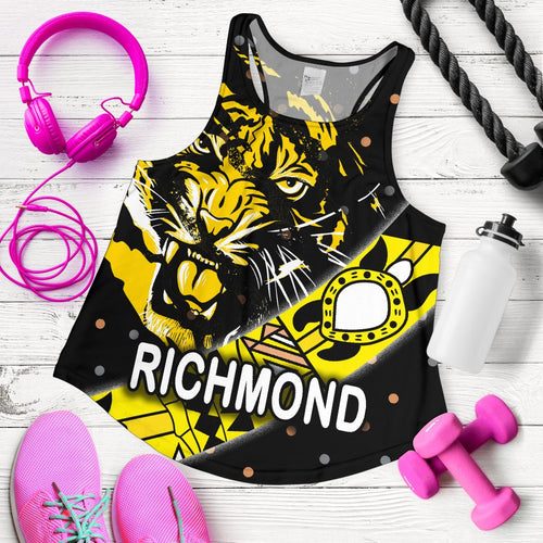 Richmond Women's Racerback Tank Tigers Dotted - Vibe Hoodie