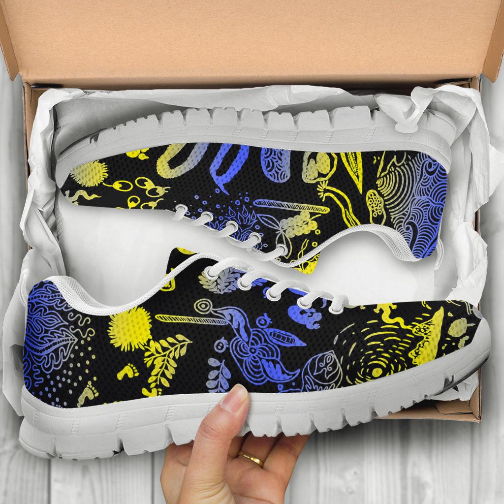 aboriginal-sneakers-golden-wattle-drawing-in-the-sea