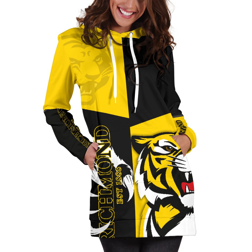 richmond-tigers-womens-hoodie-dress-special-style