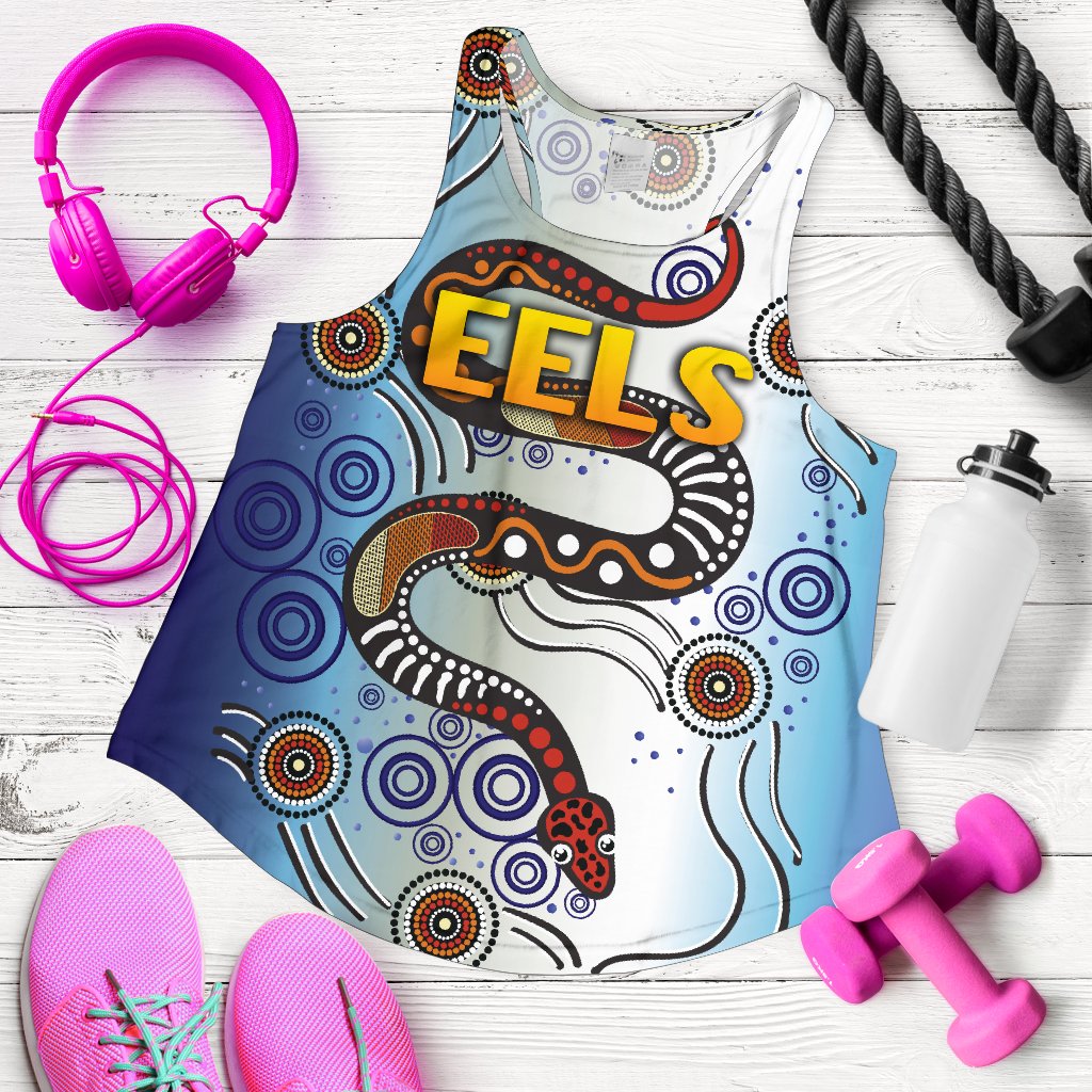 Parramatta Women Racerback Tank Eels Simple Indigenous - Vibe Hoodie