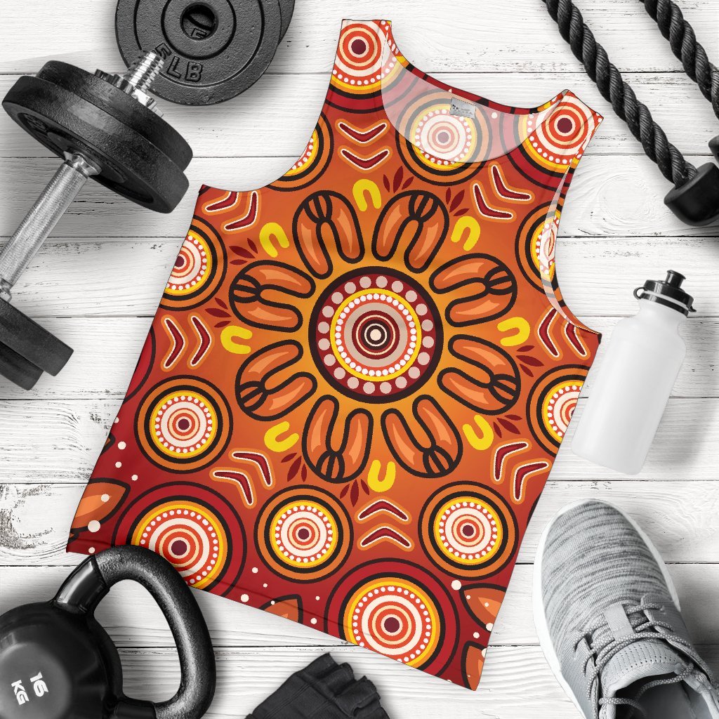 aboriginal-mens-tank-top-circle-flowers-patterns-ver01