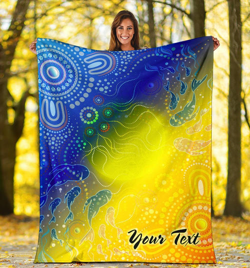 custom-text-aboriginal-premium-blanket-indigenous-fishing