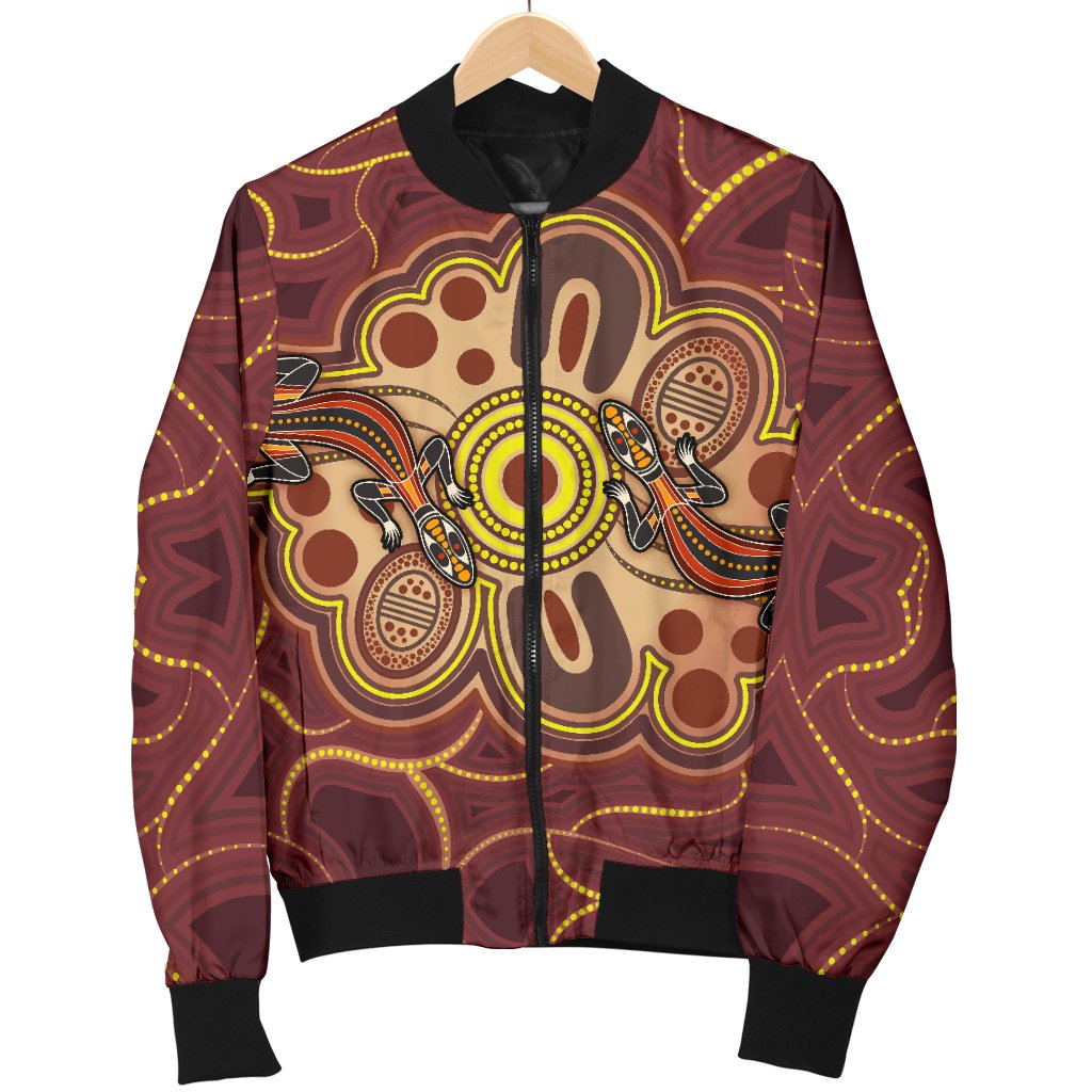 aboriginal-mens-bomber-jacket-indigenous-lizard-dot-painting-art
