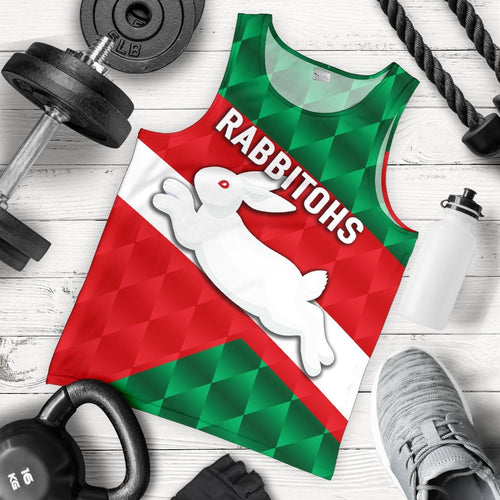 rabbitohs-men-tank-top-sporty-style