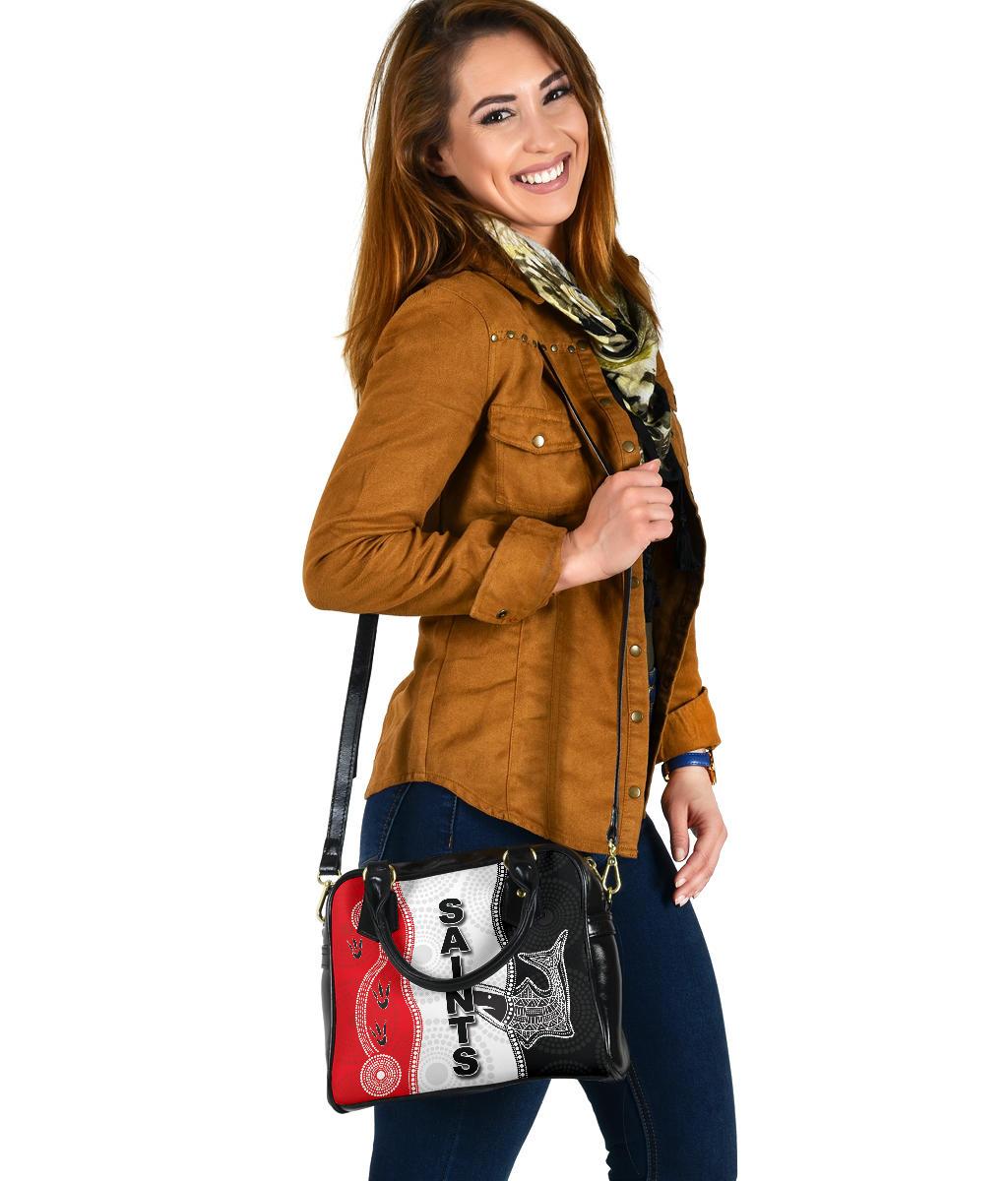 ST Kilda Zip-Shoulder Handbag Aboriginal - Vibe Hoodie