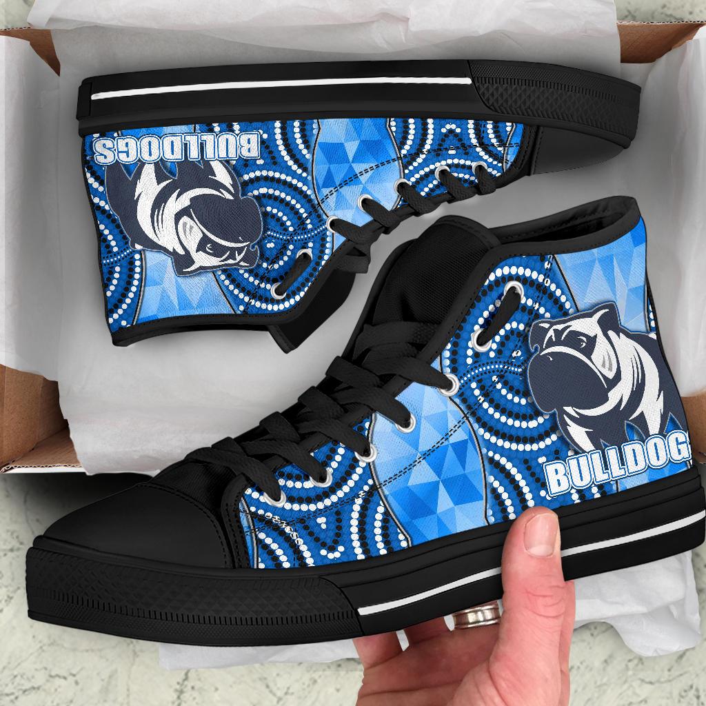 bulldogs-high-top-shoe-indigenous-snappy
