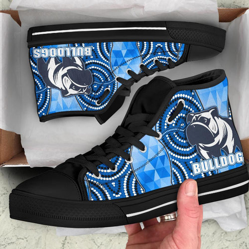 bulldogs-high-top-shoe-indigenous-snappy
