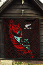 new-zealand-premium-quilt-manaia-paua-fern-wing-red