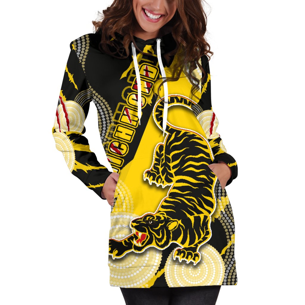 richmond-women-hoodie-dress-power-tigers-indigenous