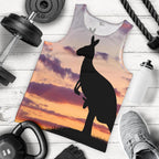 men-tank-top-kangaroo-mens-tank-sunset-ver06