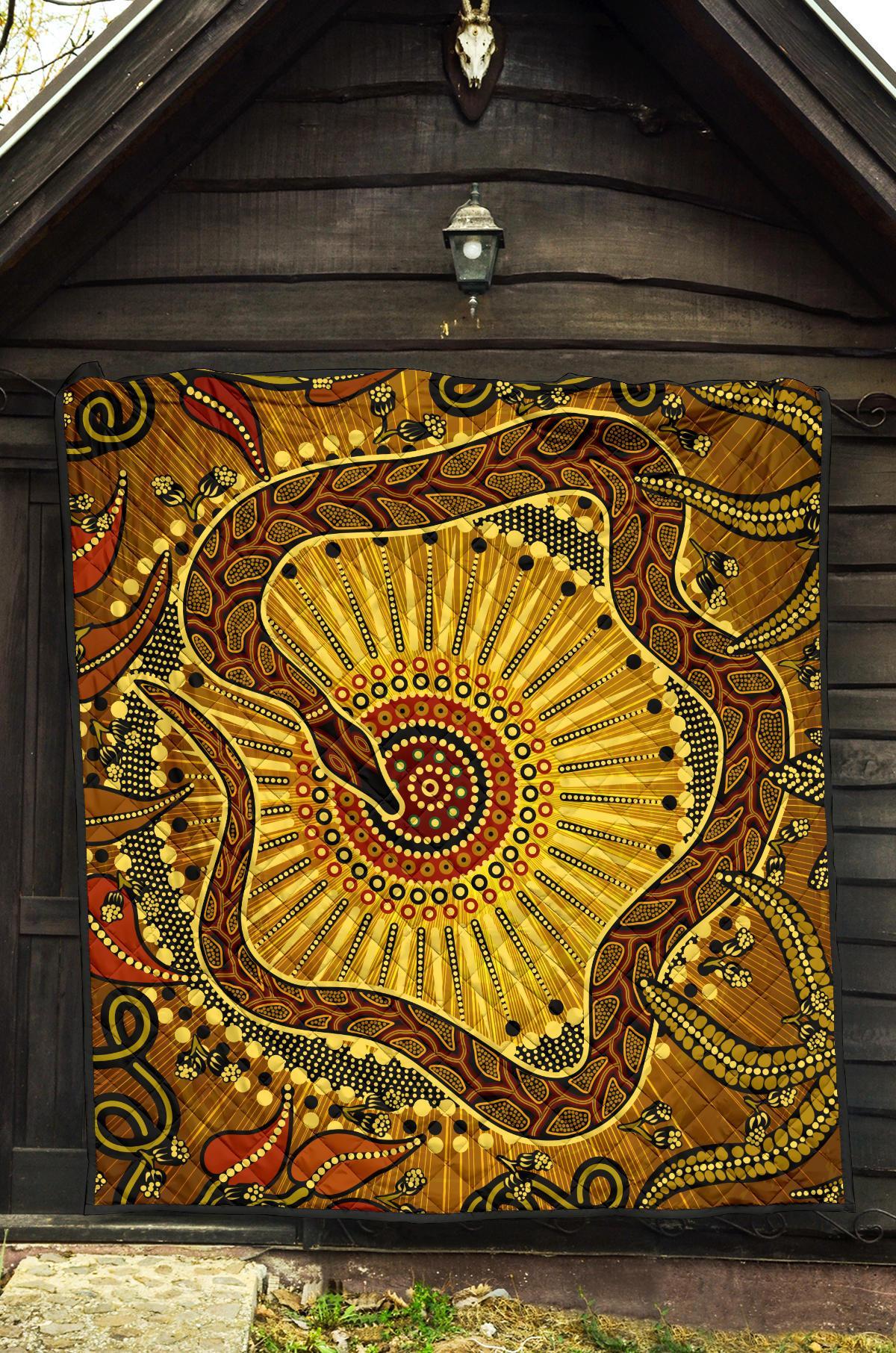 1saustralia-premium-quilt-australian-aboriginal-snake-rainbow-serpent