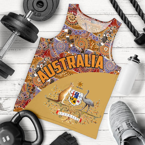 men-tank-top-aboriginal-patterns-mens-tank-australian-coat-of-arms