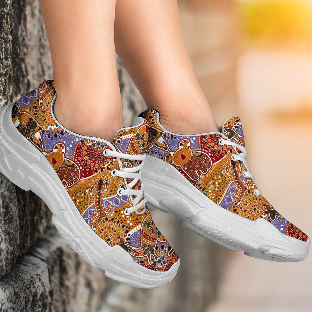 aboriginal-sneakers-koala-kangaroo-patterns-chunky-shoes