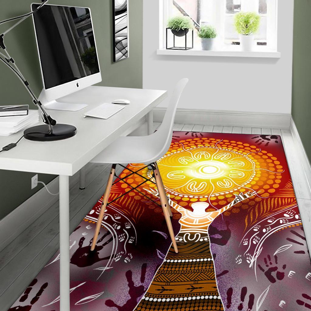 area-rug-australian-aboriginal-naidoc-week-because-of-her-we-can