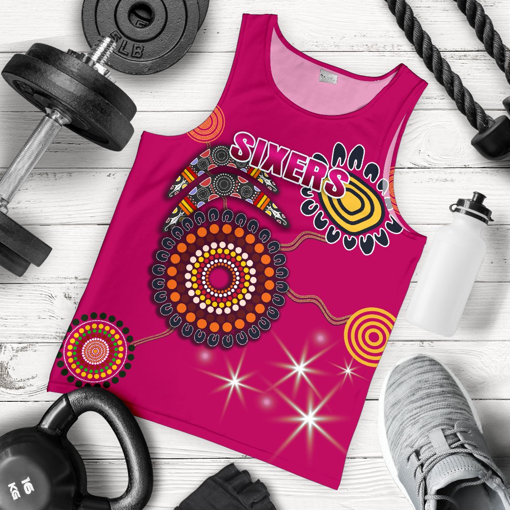 sydney-men-tank-top-sixers-indigenous-magenta