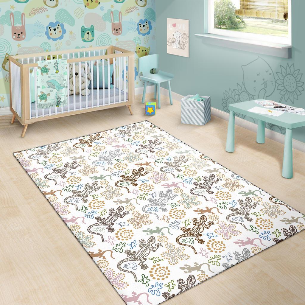 area-rug-aboriginal-dot-painting-rug-lizard
