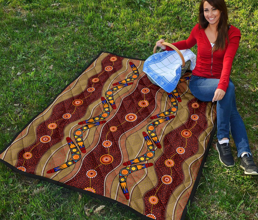 premium-quilts-aboriginal-patterns-coverlets-boomerang
