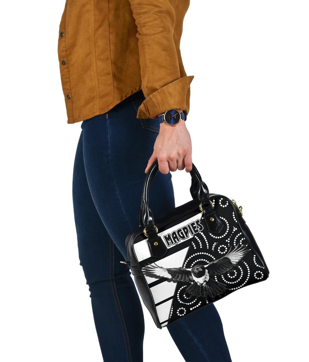 Western Suburbs Magpies Shoulder Handbag Simple Indigenous - Vibe Hoodie