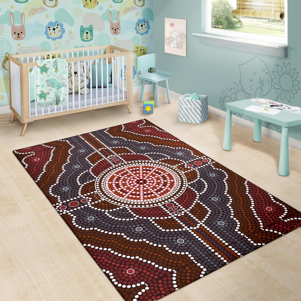 area-rug-aboriginal-dot-painting-rug-ver03