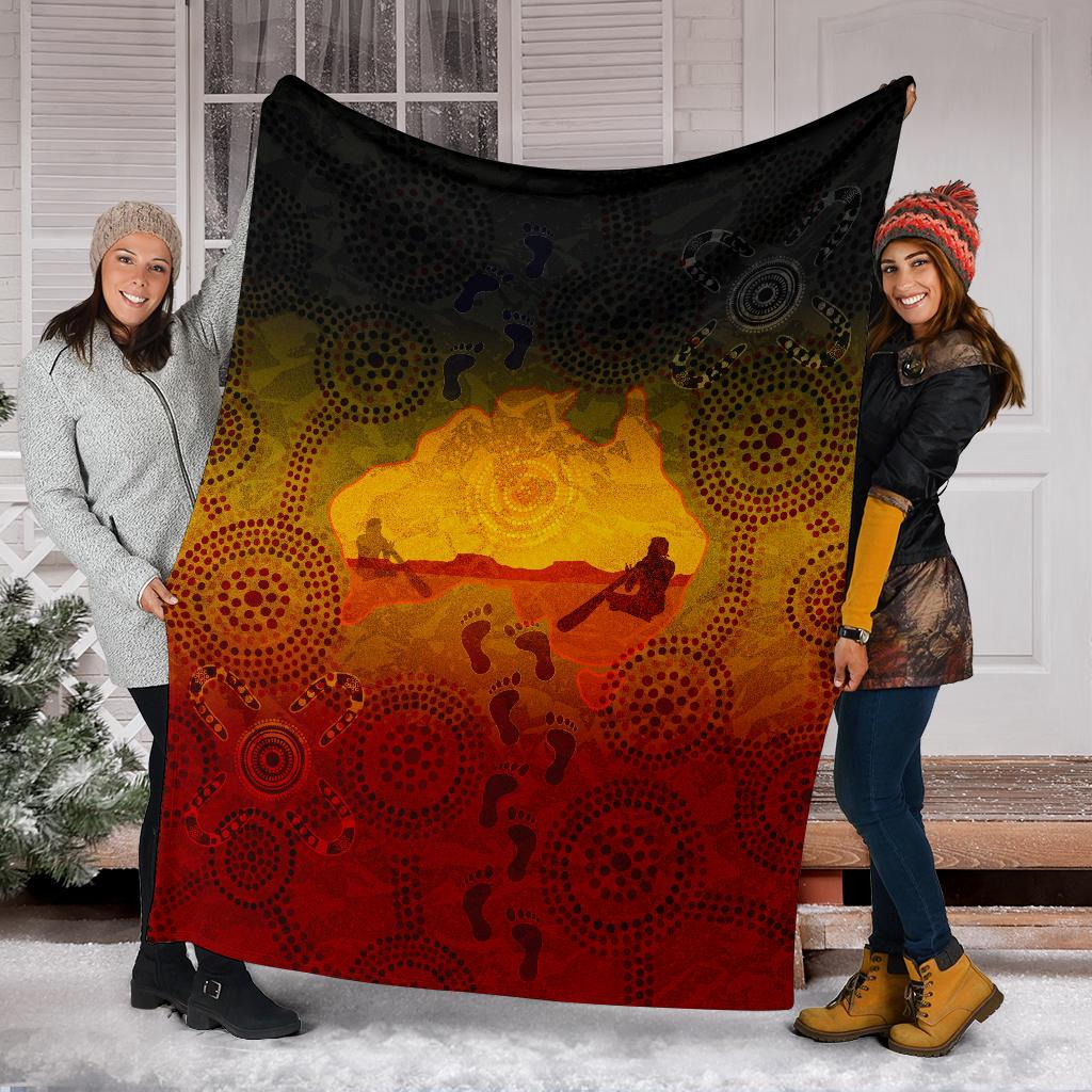 aboriginal-premium-blanket-australian-map-with-indigenous-color