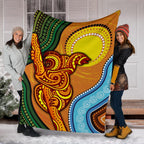 premium-blanket-australian-aboriginal-dot-painting-koala
