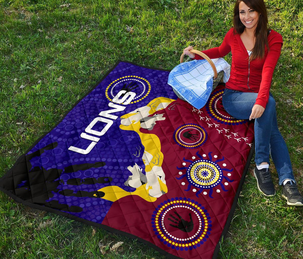 naidoc-brisbane-lions-premium-quilt-indigenous-style