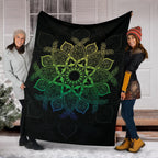 maori-mandala-blanket-green