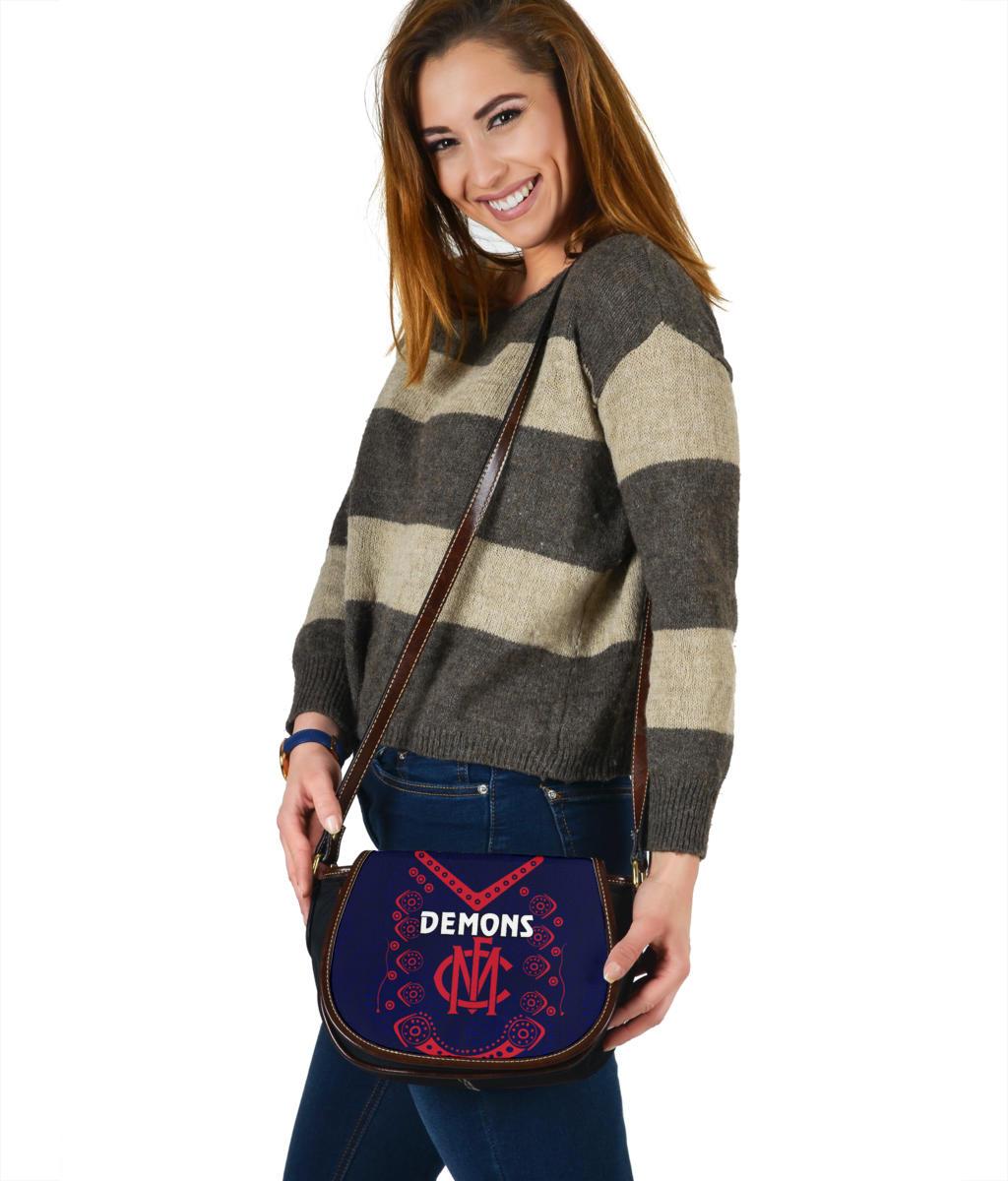 melbourne-demons-indigenous-leather-saddle-bag-football