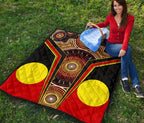 premium-quilt-aboriginal-with-dot-painting-art