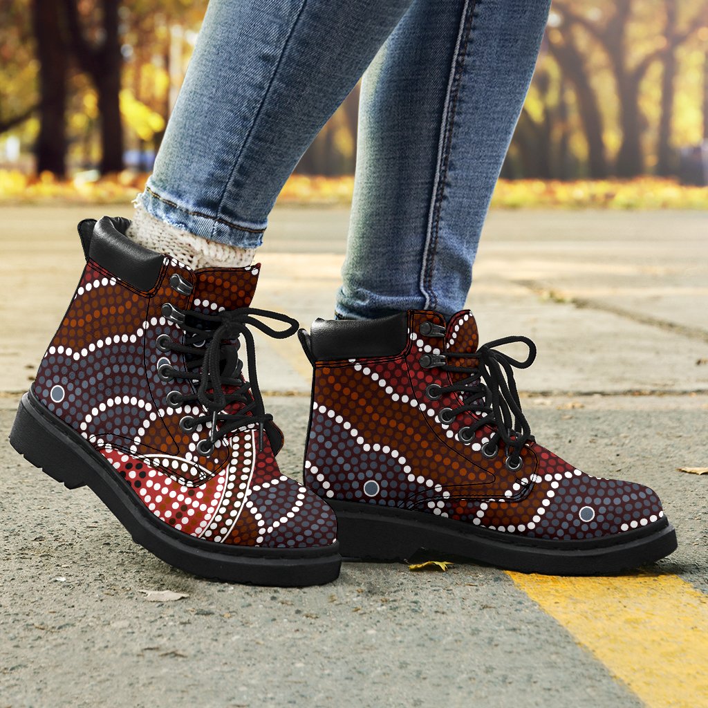 aboriginal-boots-circle-dot-painting-all-season-ver03