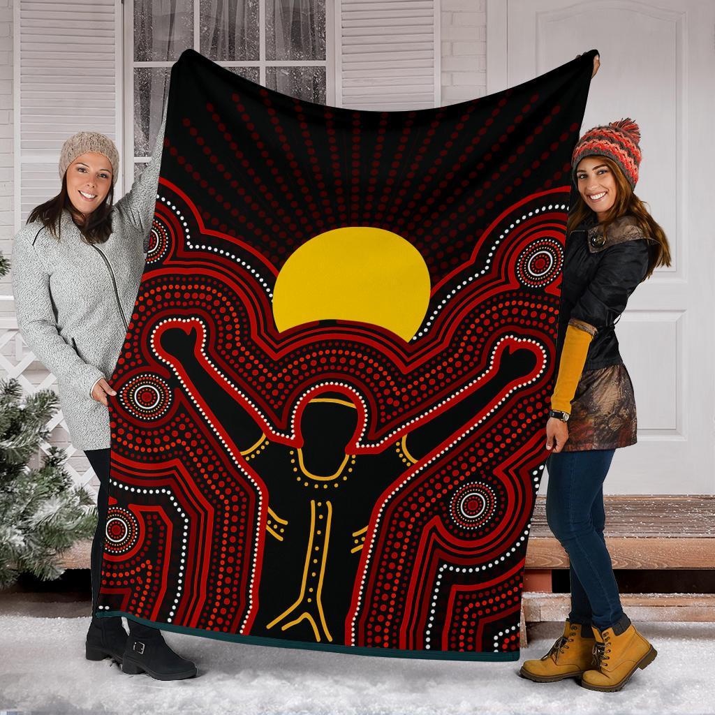 aboriginal-premium-blanket-the-sun-always-shines