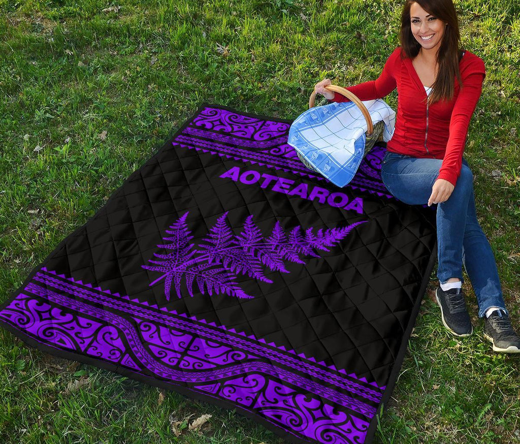 aotearoa-new-zealand-maori-premium-quilt-silver-fern-purple