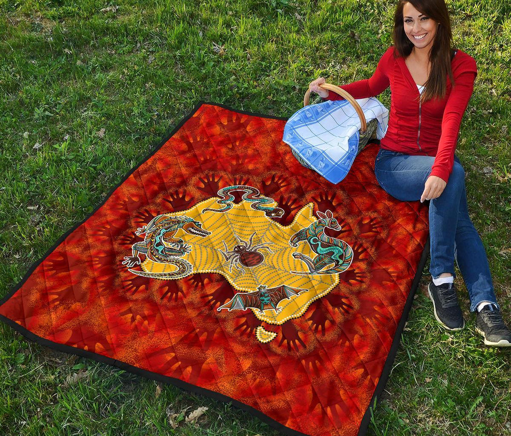 aboriginal-premium-quilt-australia-map-hand-patterns-spider-web