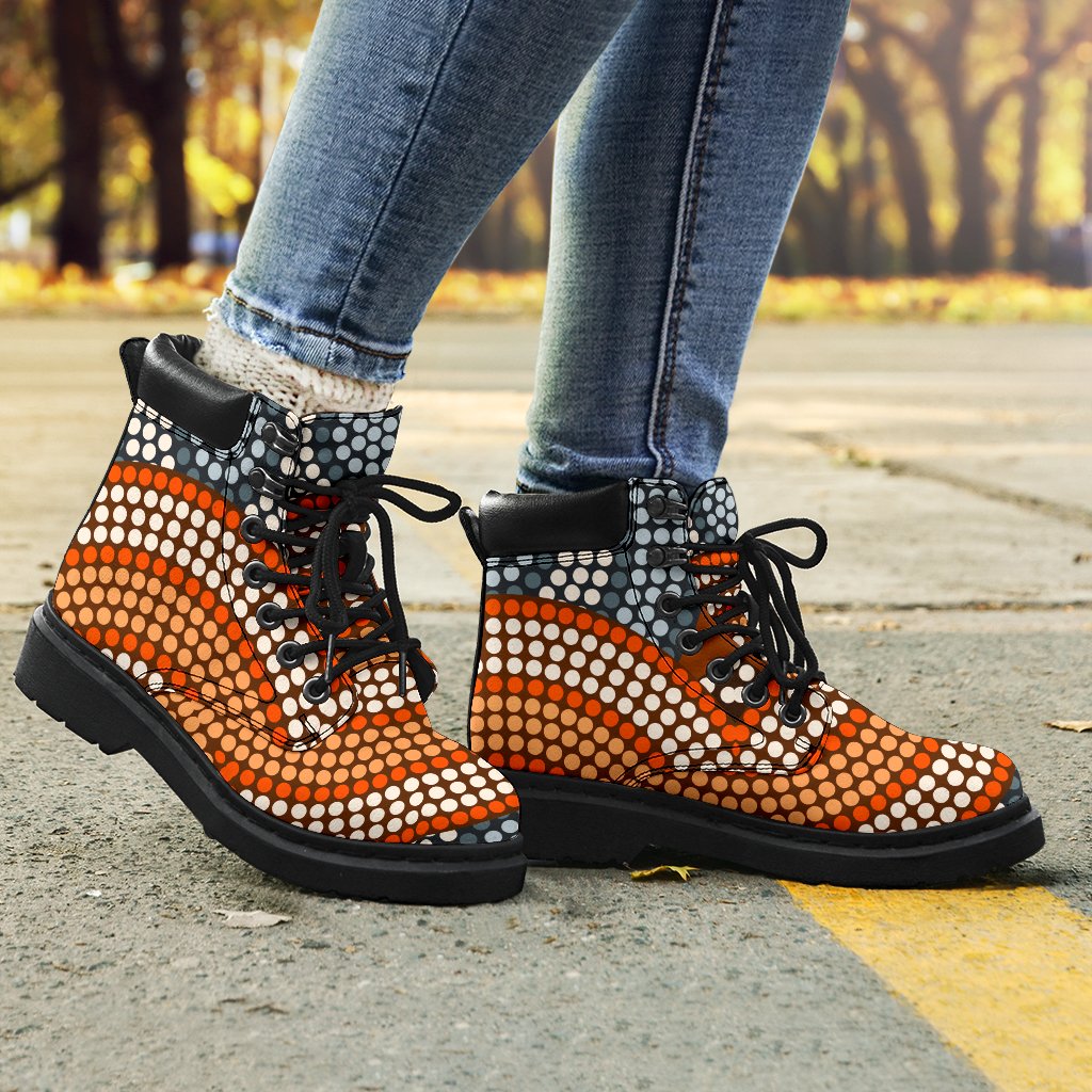 aboriginal-boots-circle-dot-painting-all-season-ver05a
