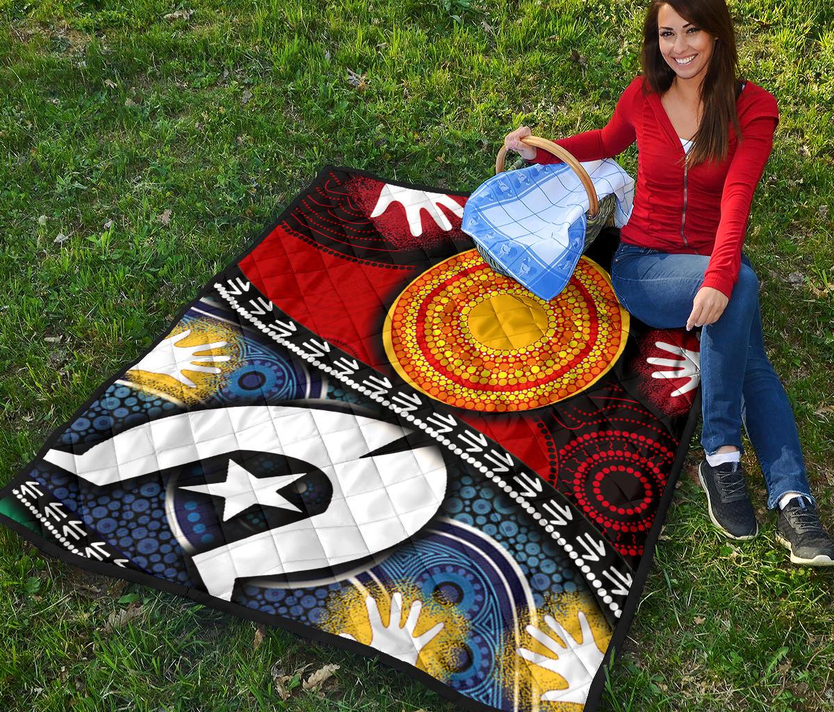 1saustralia-premium-quilt-australian-naidoc-aboriginal-and-torres-strait-island-flags