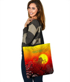 customaboriginal-tote-bags-indigenous-frog-red