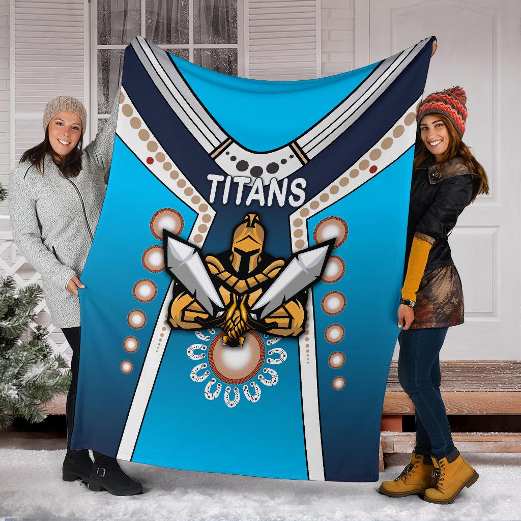 gold-coast-premium-blanket-titans-gladiator-simple-indigenous