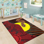 aboriginal-area-rug-indigenous-snake-sun-dot-painting