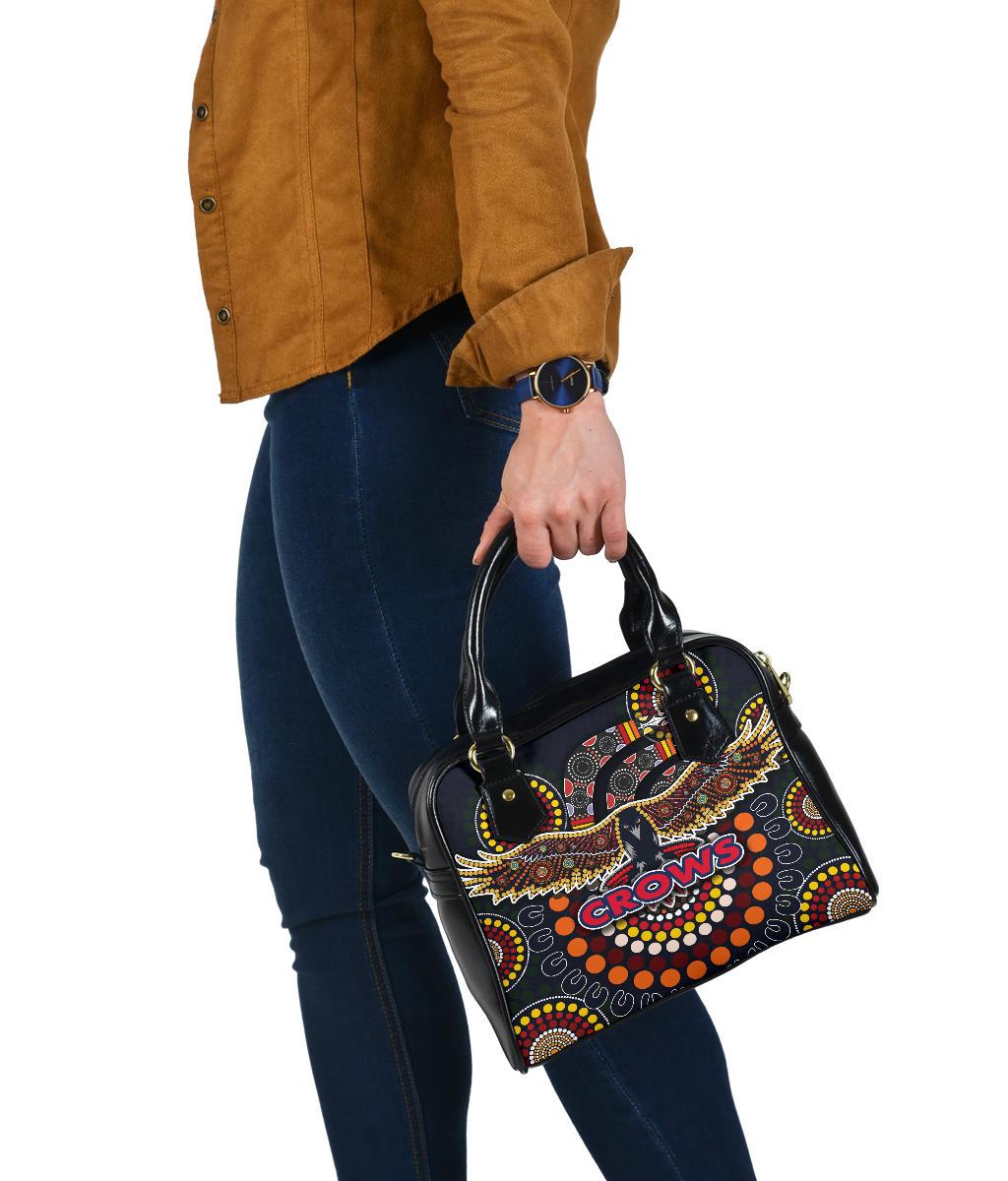 Adelaide Shoulder Handbag Indigenous Crows - Vibe Hoodie