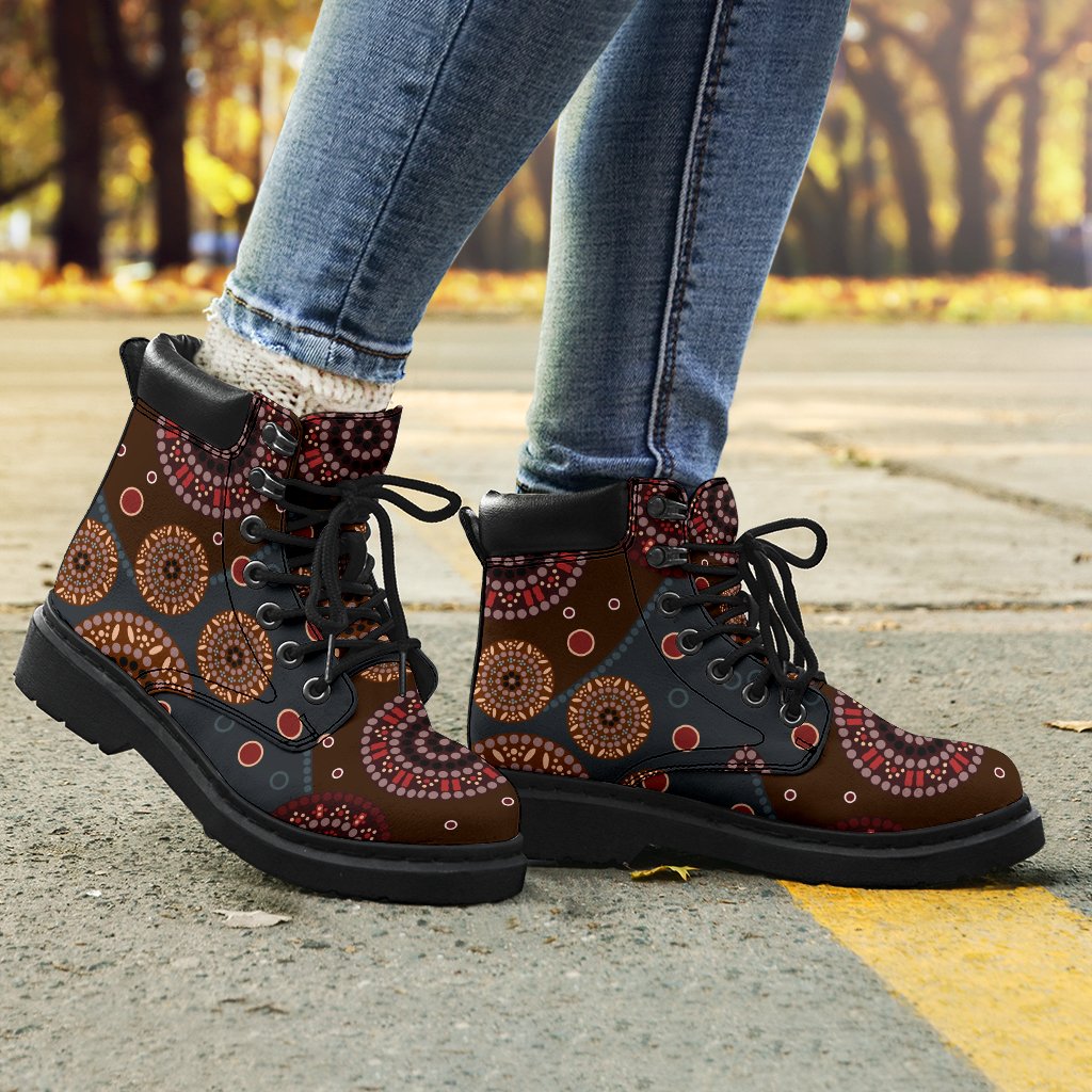 aboriginal-boots-circle-dot-painting-all-season-ver02