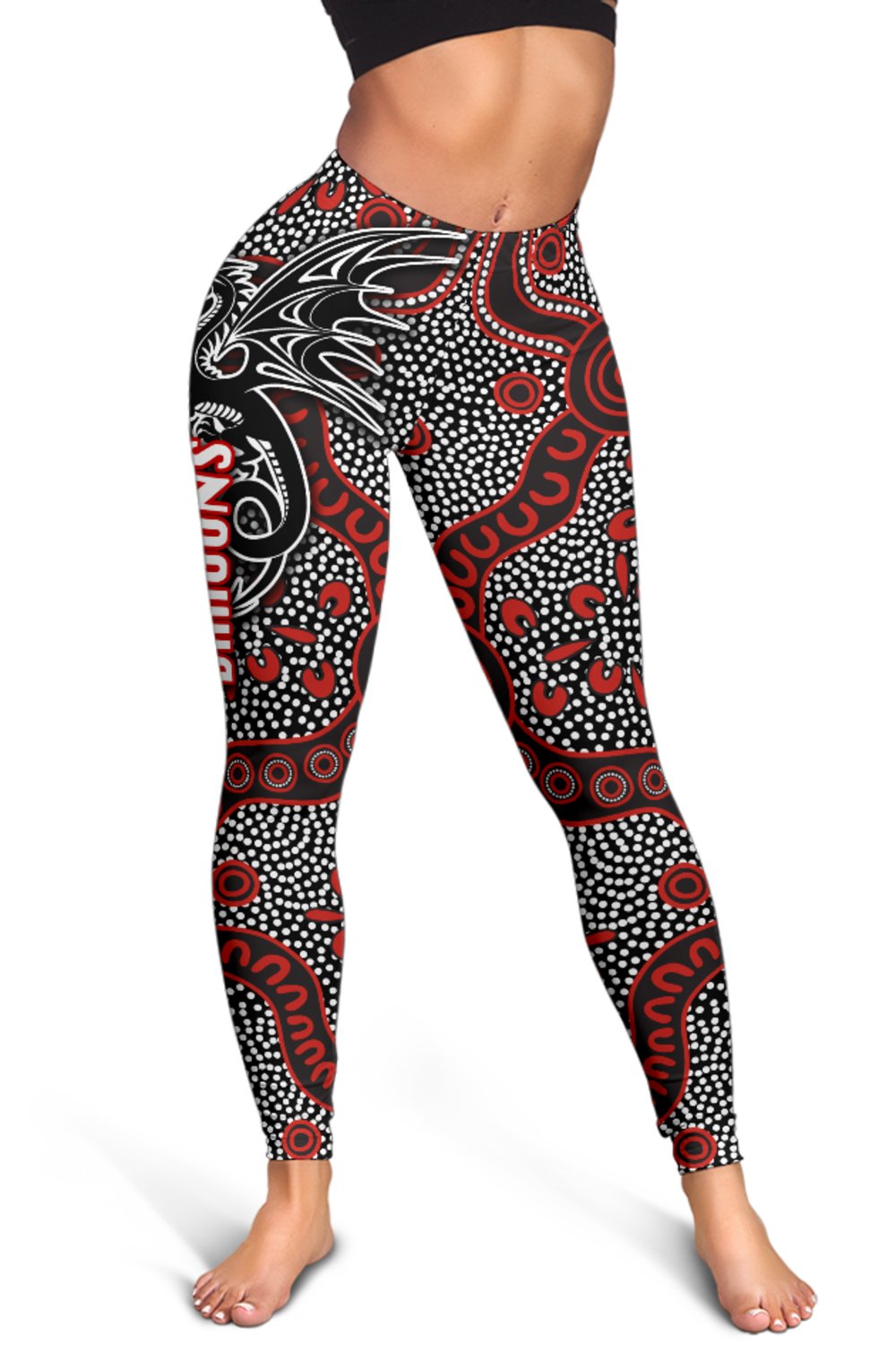st-george-dragons-women-leggings-unique-indigenous