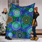 aboriginal-premium-blanket-indigenous-turtle-dreaming