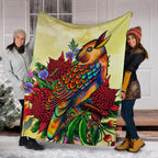 premium-blanket-australia-kookaburra-with-waratah