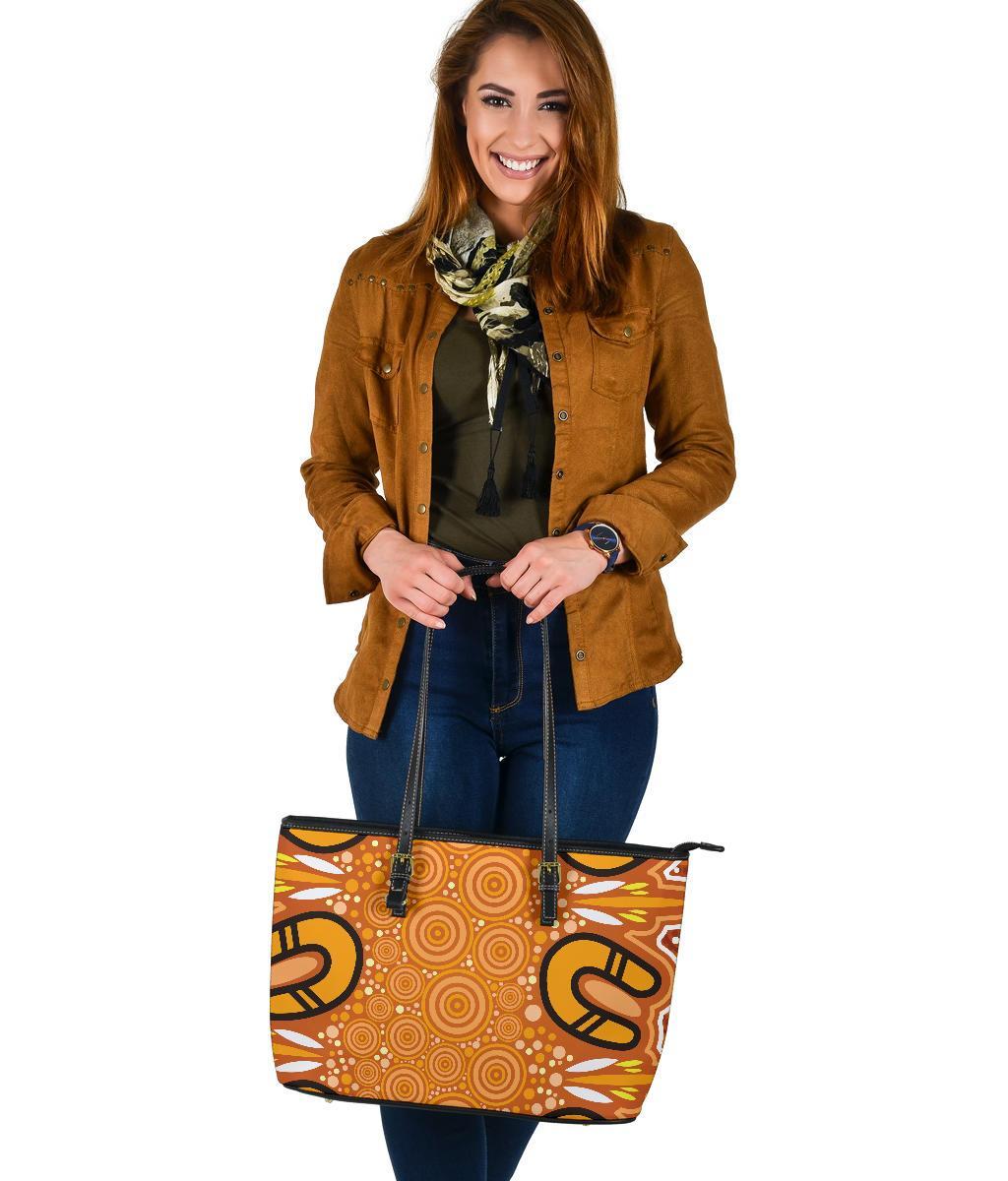 aboriginal-leather-tote-bag-indigenous-art-patterns-ver03