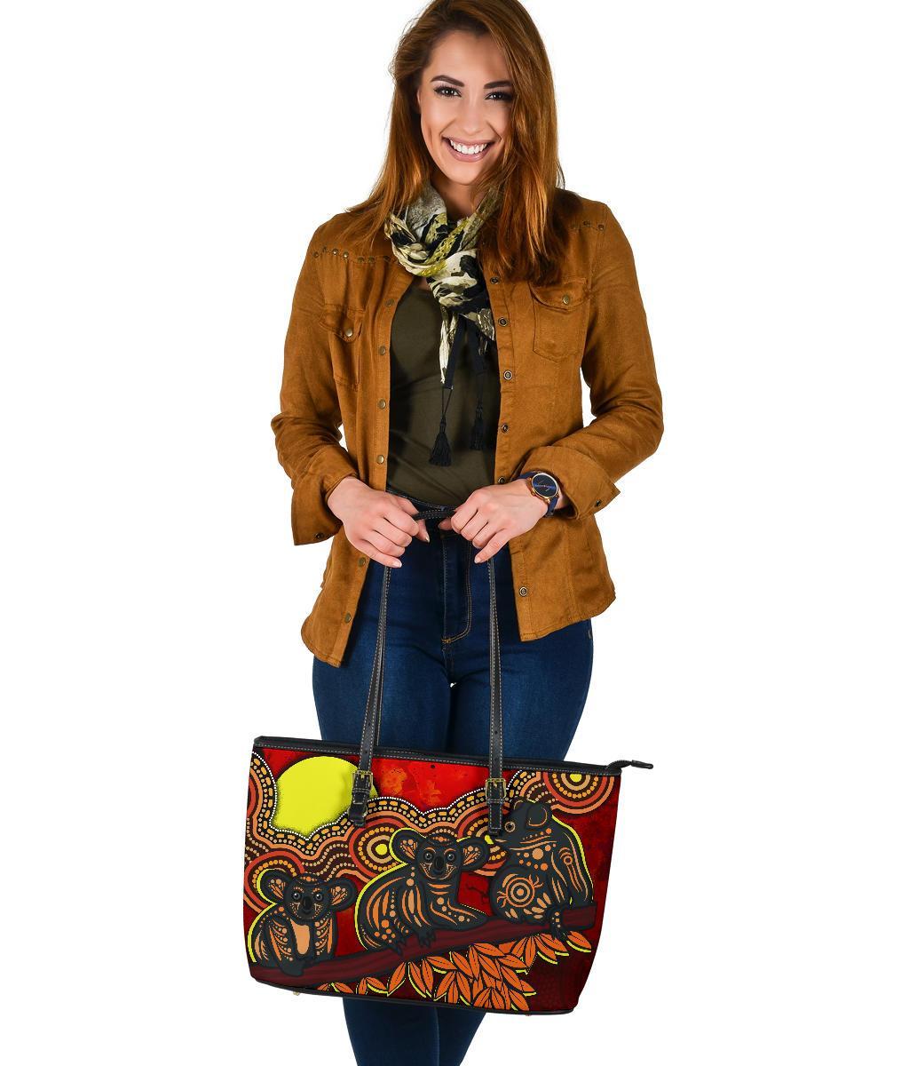 aboriginal-leather-tote-australian-indigenous-koala