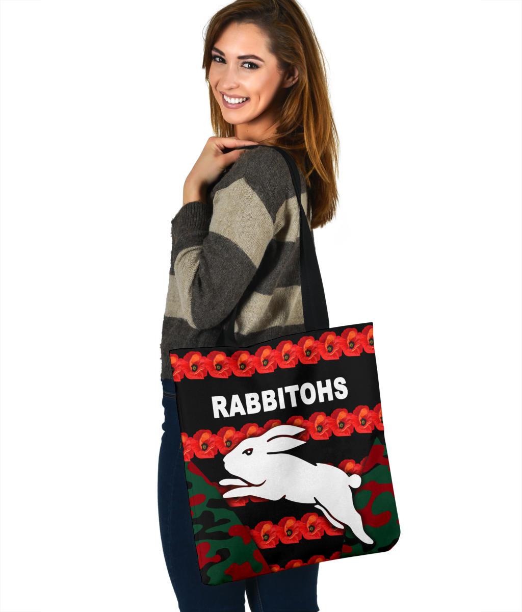 south-sydney-rabbitohs-tote-bag-anzac-day-poppy-flower-vibes