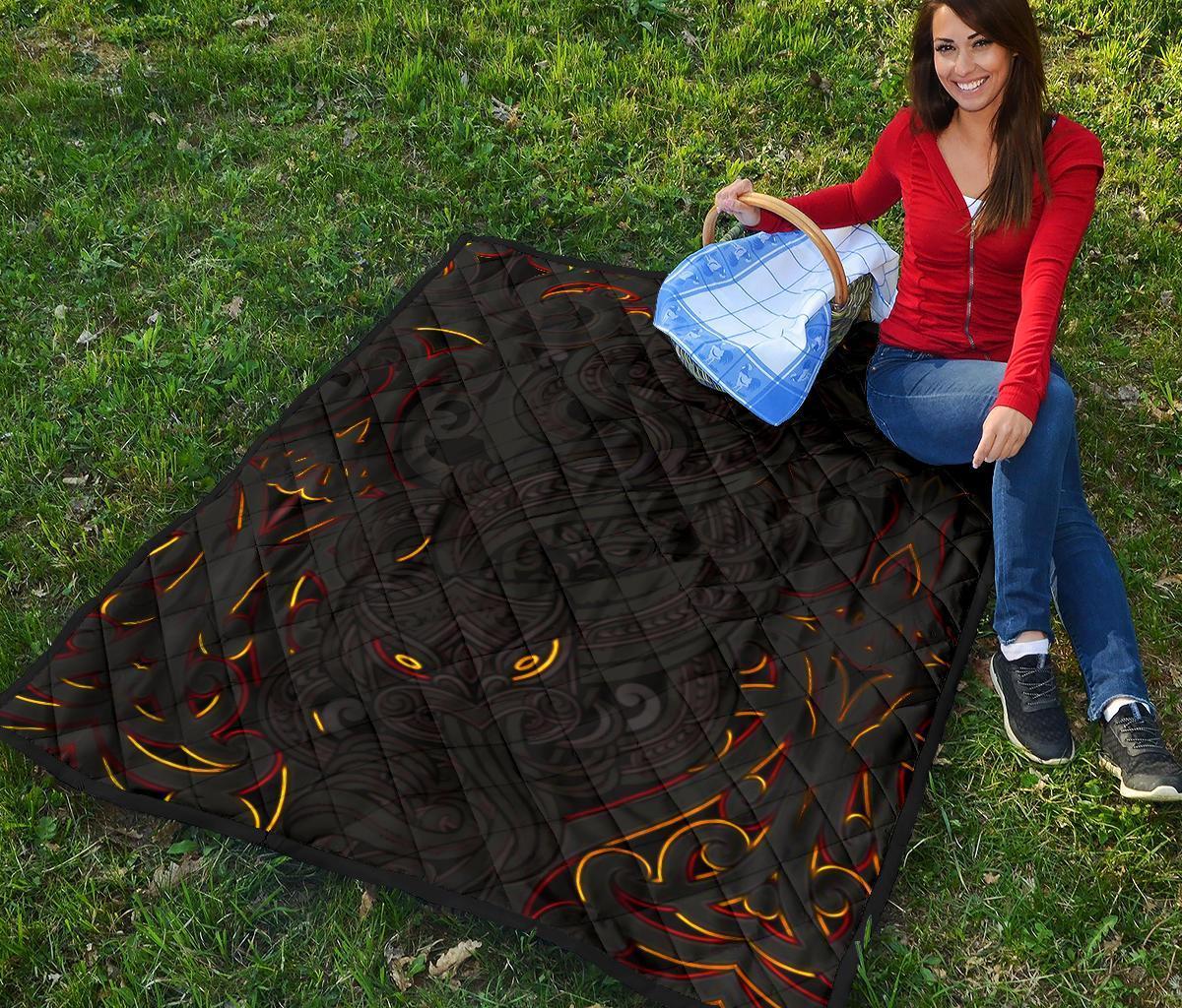 new-zealand-premium-quilt-maori-gods-tumatauenga-god-of-war-black