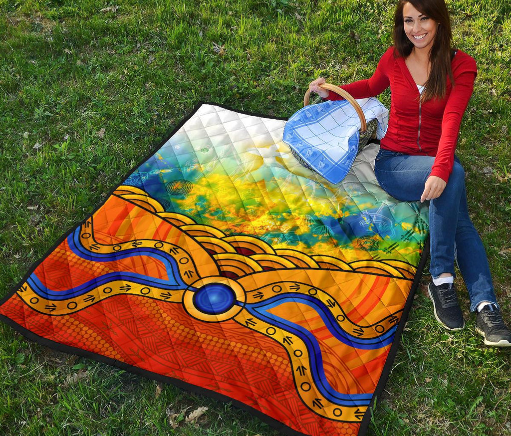 aboriginal-premium-quilt-australia-kangaroo-sky