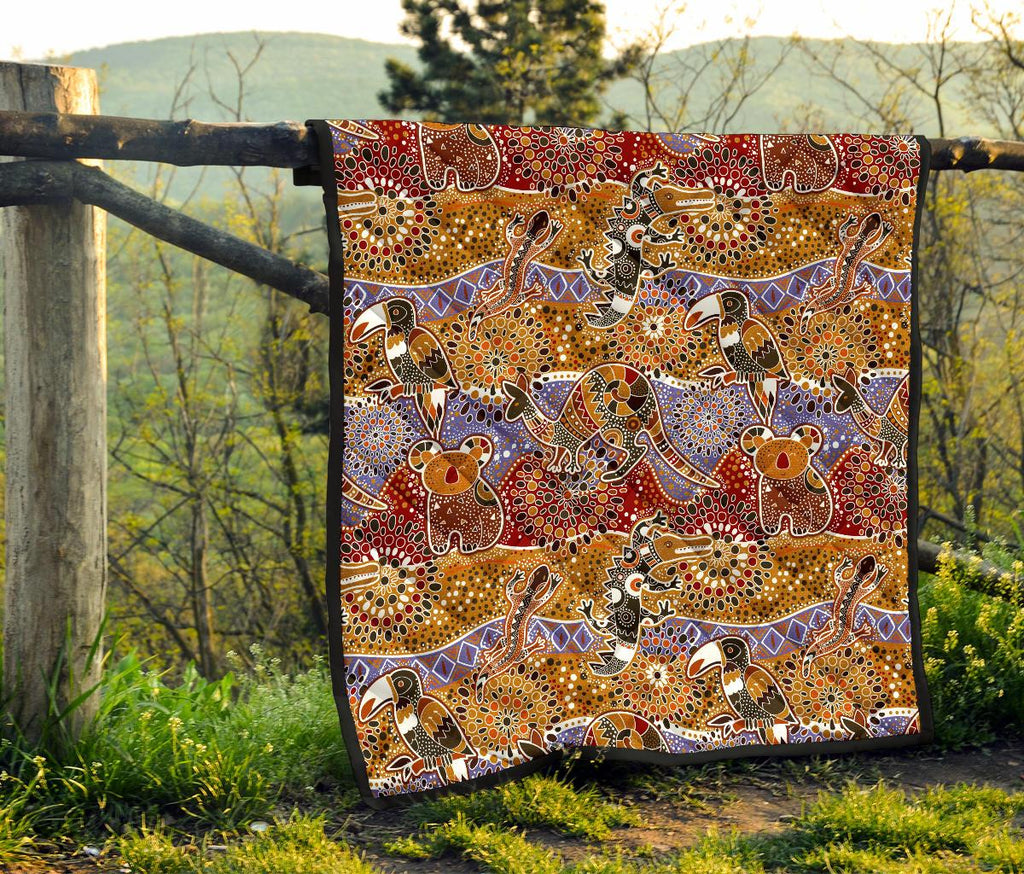 premium-quilts-aboriginal-patterns-coverlets-australian-animals