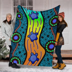 premium-blanket-aboriginal-turtle